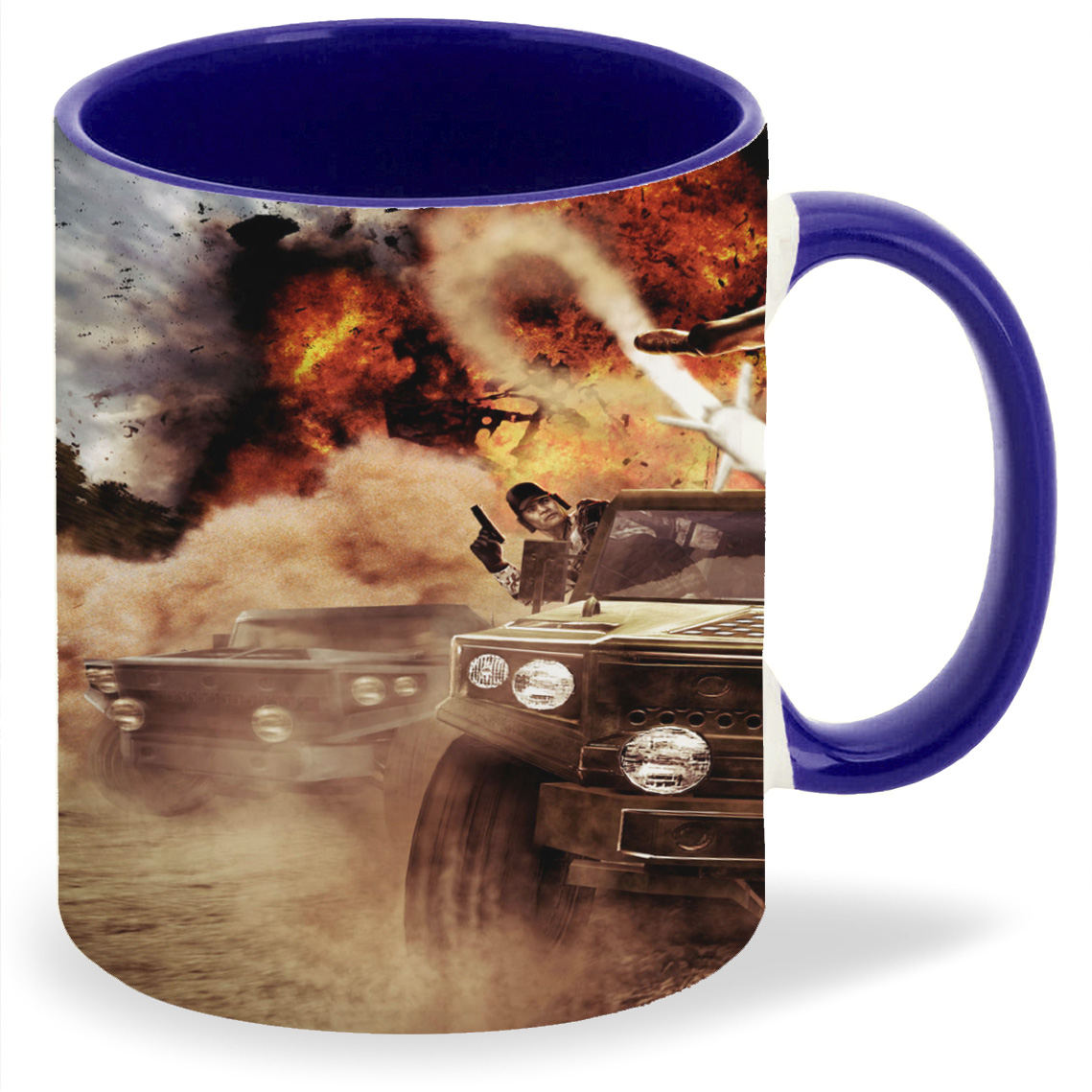 

Кружка CoolPodarok just cause 2 На крыше авто Ракета Вертолёт Взрывы, just cause 2 На крыше авто Ракета Вертолёт Взрывы