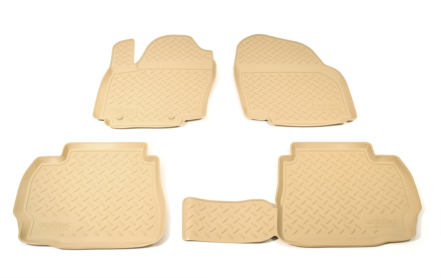 фото Norplast коврики салона ford mondeo 4 (ba7) (2007-2015) бежевый npl-po-22-30-b