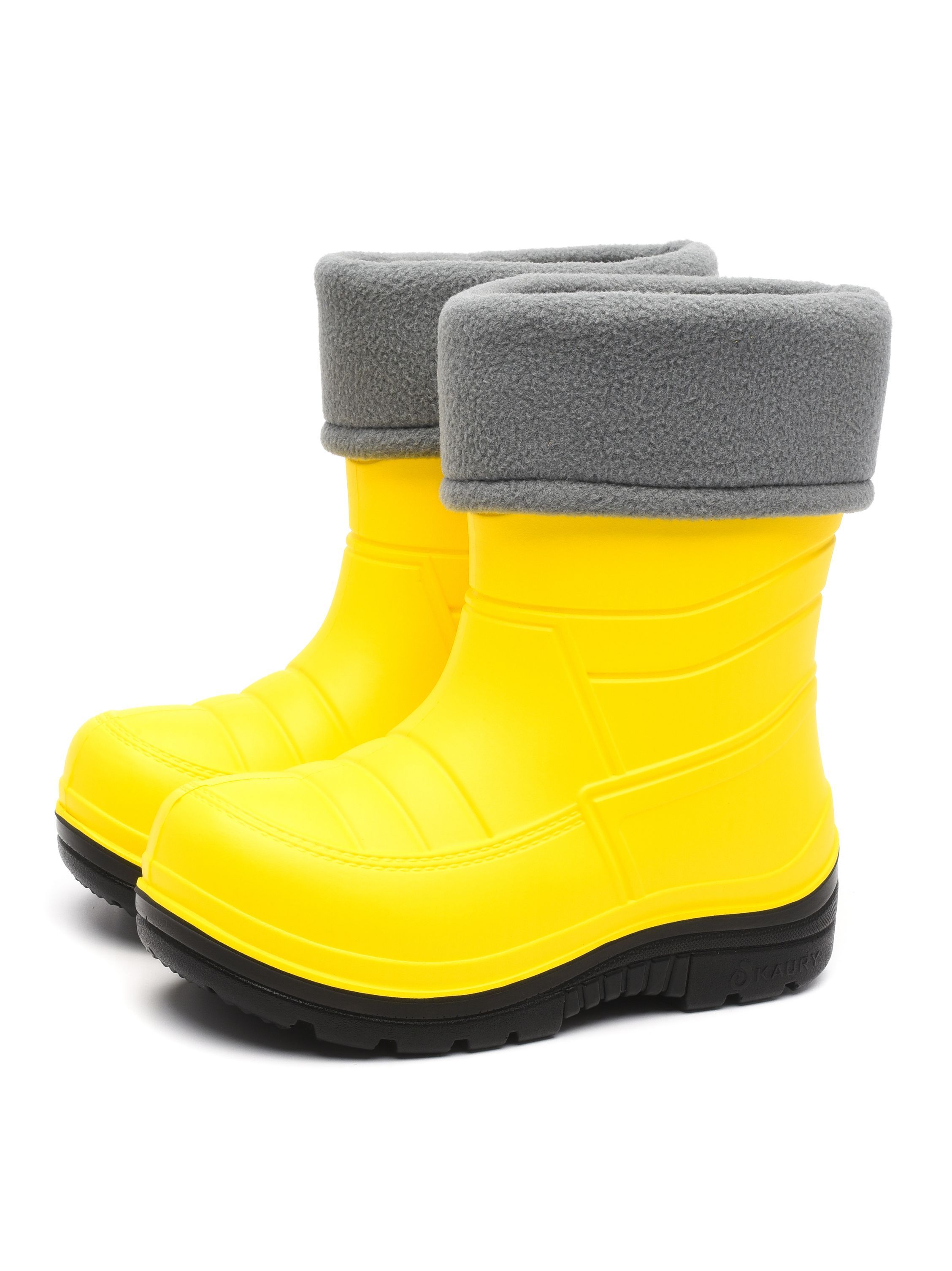 Сапоги резиновые детские KAURY 1337УФ желтый чёрный 33 3999₽