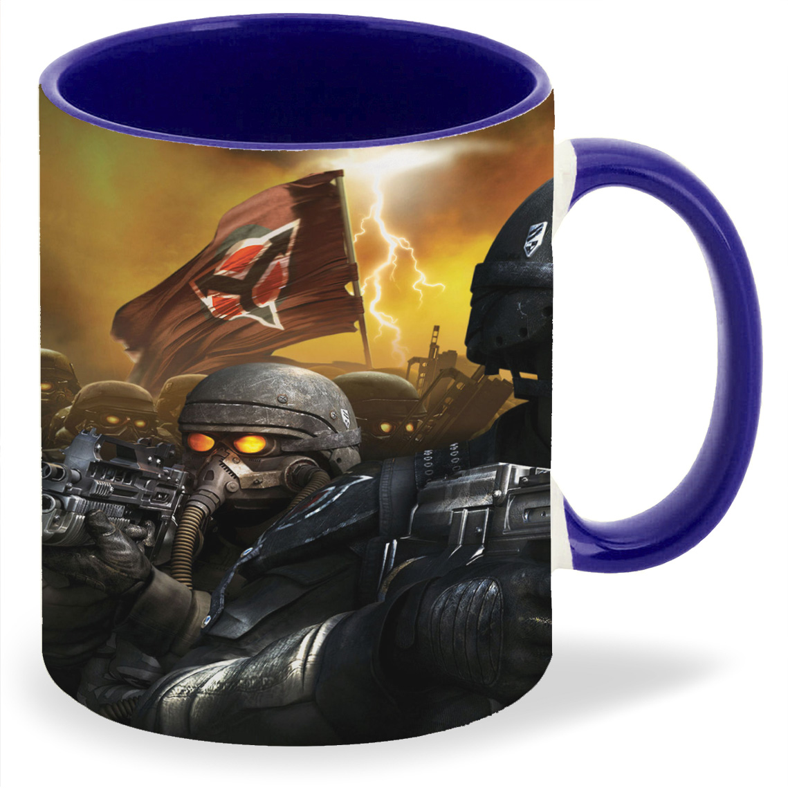 

Кружка CoolPodarok killzone 2 Солдаты Знамя Противогазы, killzone 2 Солдаты Знамя Противогазы
