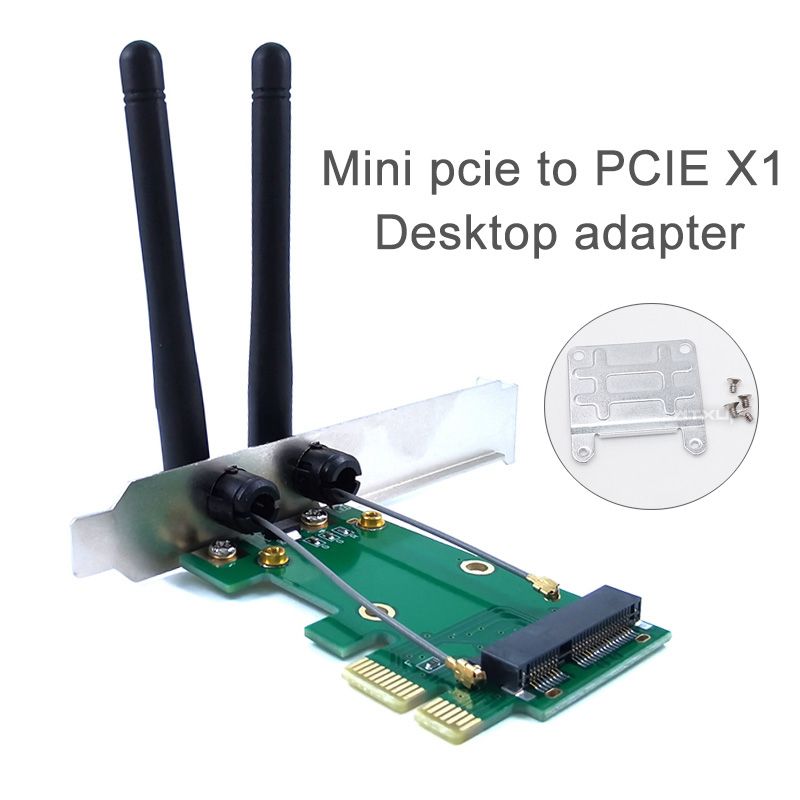 

Приемник Wi-Fi NoBrand для ноутбука; для компьютера Mini PCI-e 802.11n; 802.11a; 802.11g, Зеленый;белый