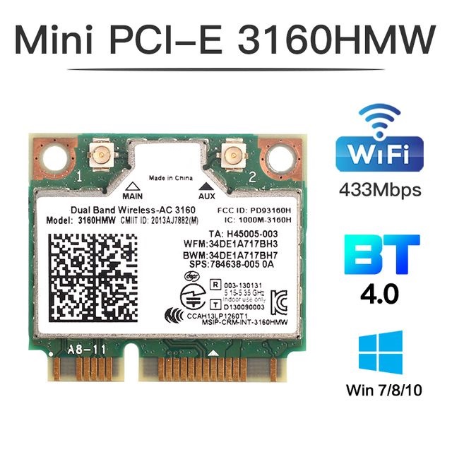 

Приемник Wi-Fi NoBrand PCI-e 802.11ac