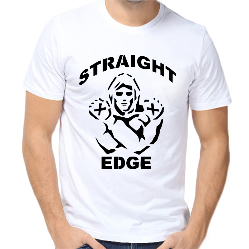 

Футболка мужская белая 70 р-р Straight edge, Белый, fm_Straight_edge