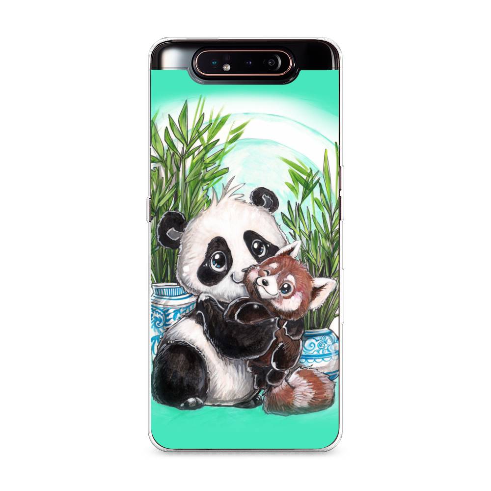 

Чехол Awog на Samsung Galaxy A80 "Друзья зверята", Разноцветный, 28350-2