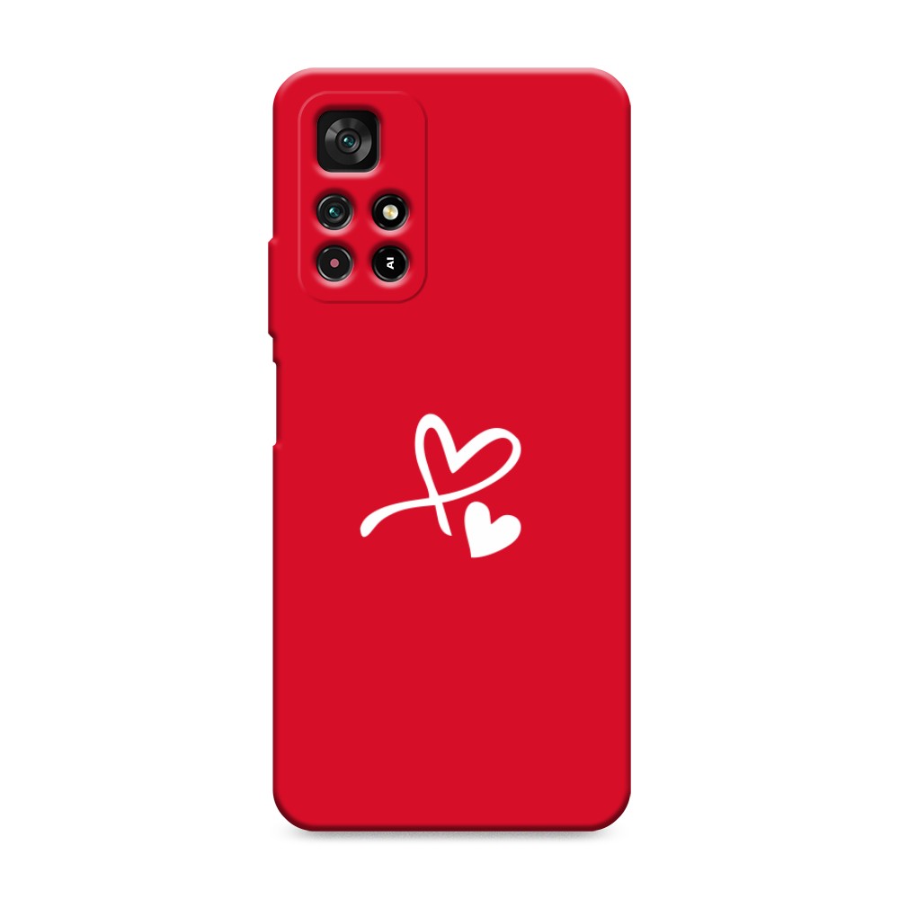 

Чехол Awog на Poco M4 Pro 5G/Redmi Note 11S 5G "Сердечко минимализм", Разноцветный, 311853-1