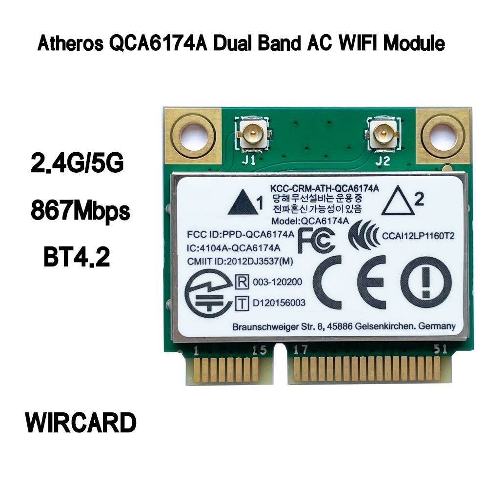 

Приемник Wi-Fi NoBrand Mini PCI-e 802.11n; 802.11a; 802.11g; 802.11ac, Зеленый;белый
