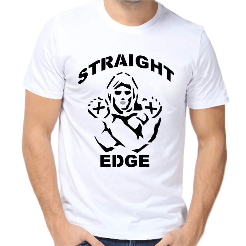 

Футболка мужская белая 60 р-р Straight edge, Белый, fm_Straight_edge