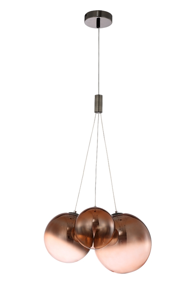 фото Подвесной светильник светодиодный медь crystal lux elche sp3 copper