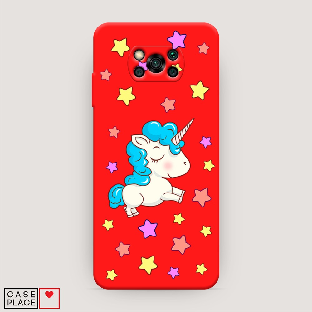 

Чехол Awog на Poco X3/X3 Pro "Звездный единорог", Разноцветный, 39253-1