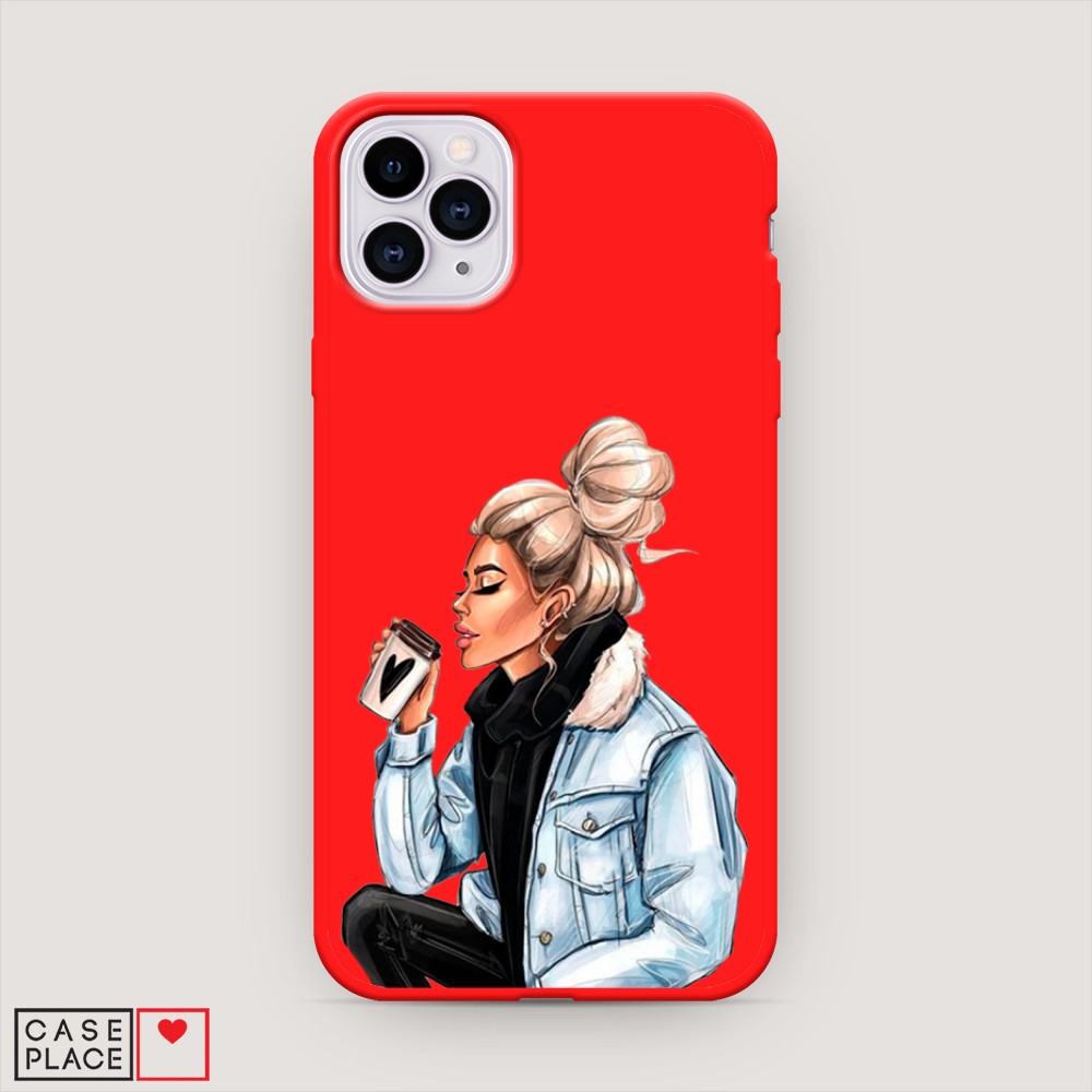 

Чехол Awog на Apple iPhone 11 Pro Max / Айфон 11 Pro Max "Cute girl", Разноцветный, 12253-1