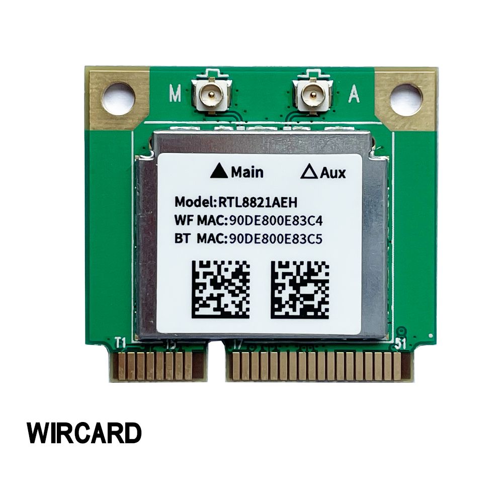 

Приемник Wi-Fi NoBrand для компьютера Mini PCI-e 802.11ac, Зеленый;белый