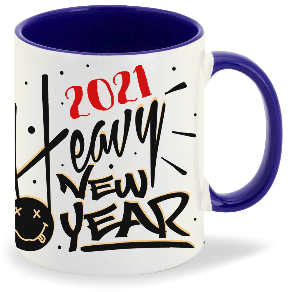 

Кружка CoolPodarok 2021. Heavy New Year, 2021. Heavy New Year