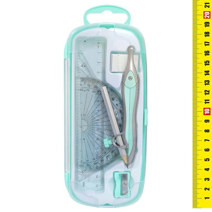 Набор чертежный J.Otten 7 предметов мята