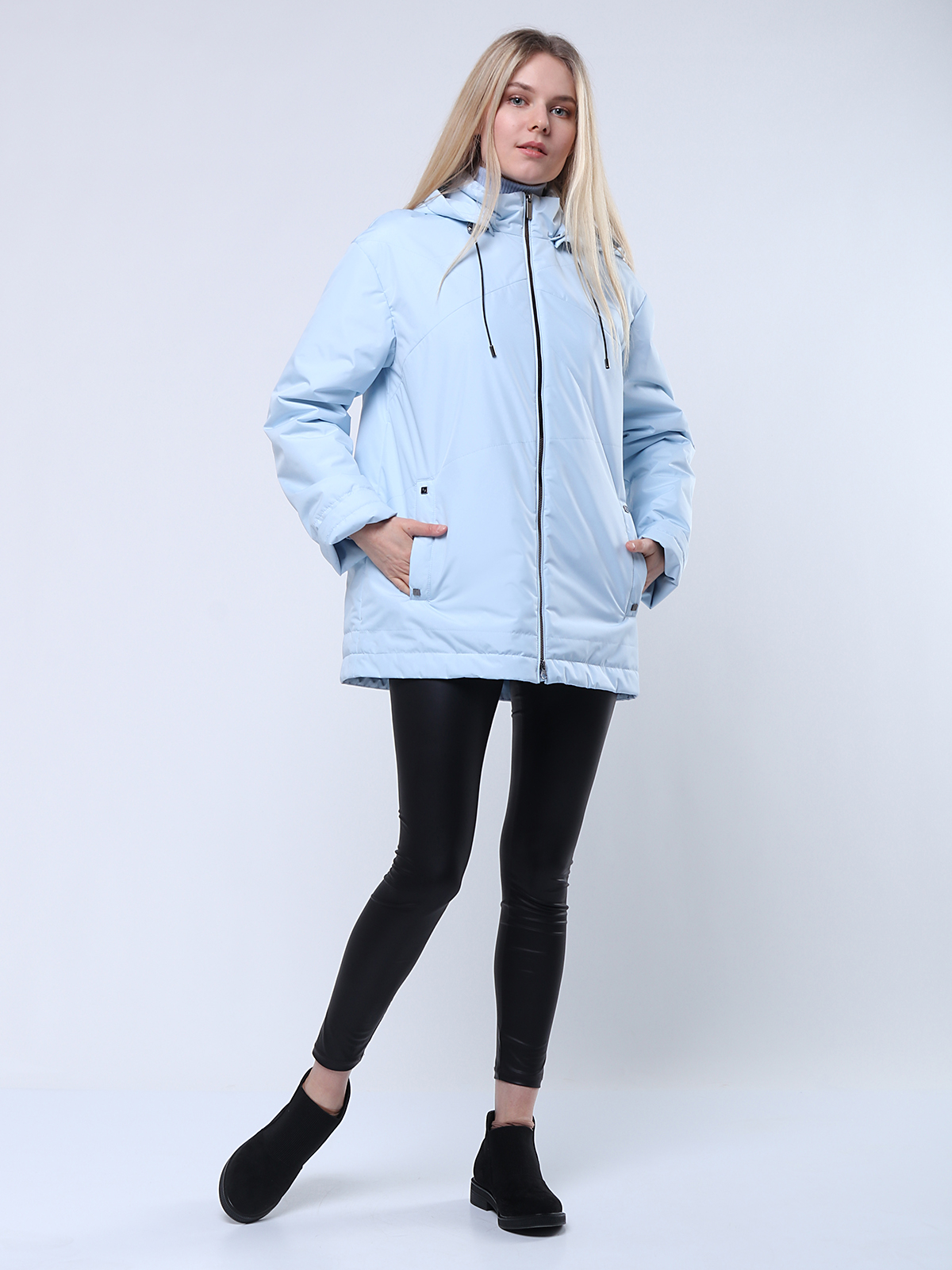 

Куртка женская Maritta 25-3013-10 голубая 34 EU, Голубой, 25-3013-10