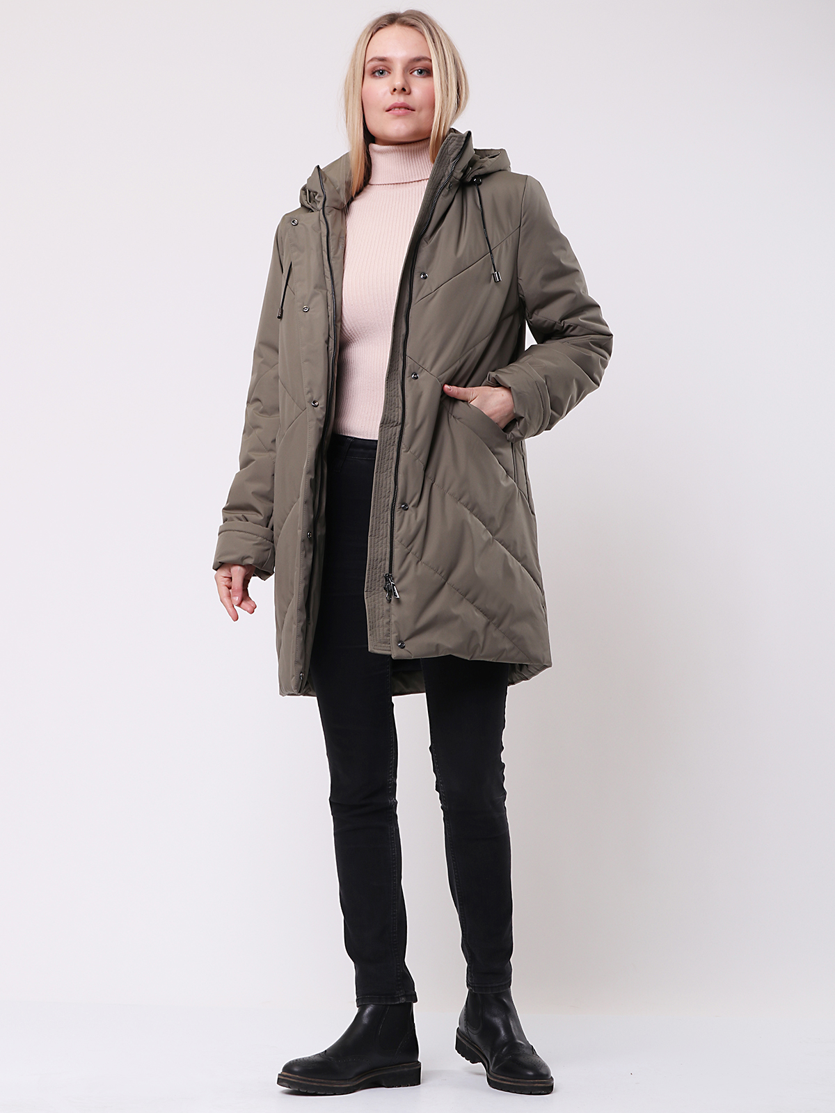 

Куртка женская Maritta 24-3032-10 зеленая 36 EU, Зеленый, 24-3032-10
