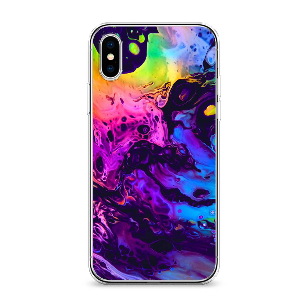 фото Чехол awog "acid fluid" для apple iphone xs max (10s max)