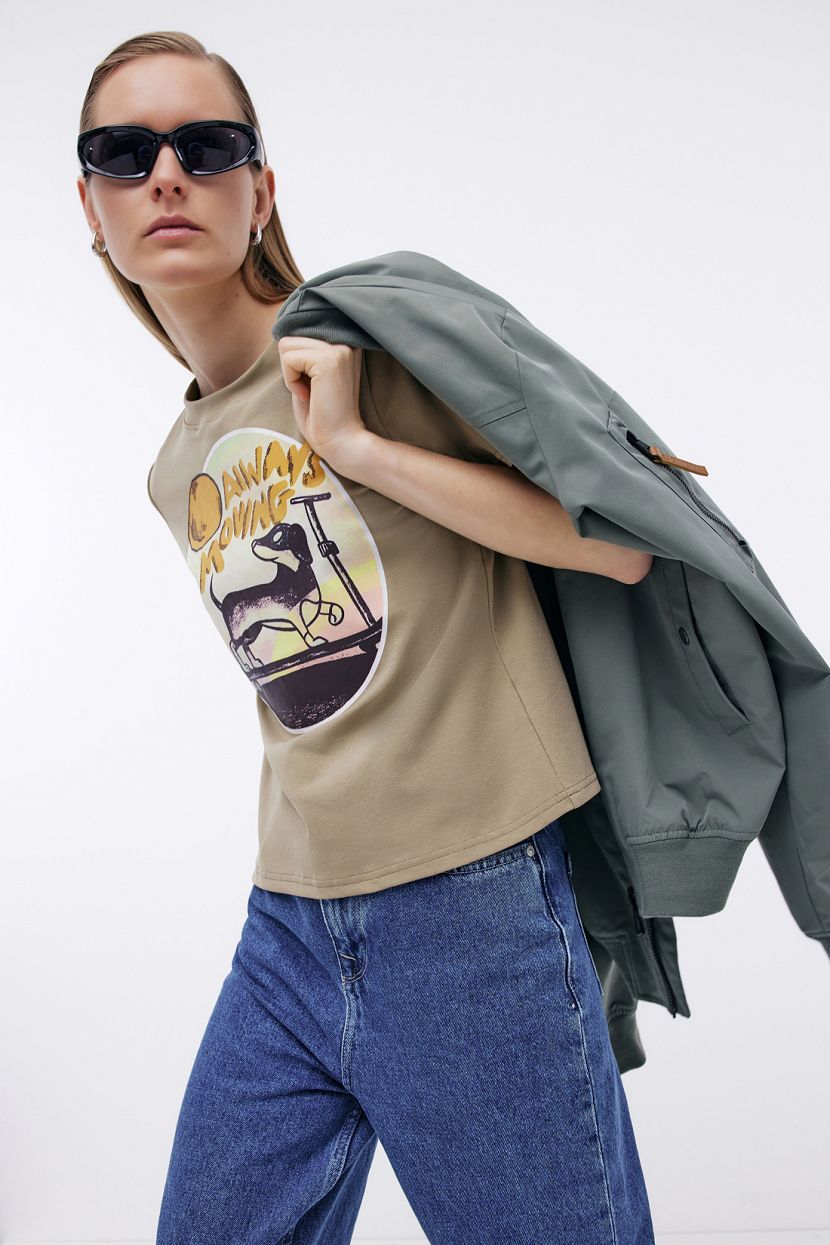 

Футболка женская Baon B2324060 коричневая 2XL, Коричневый, B2324060