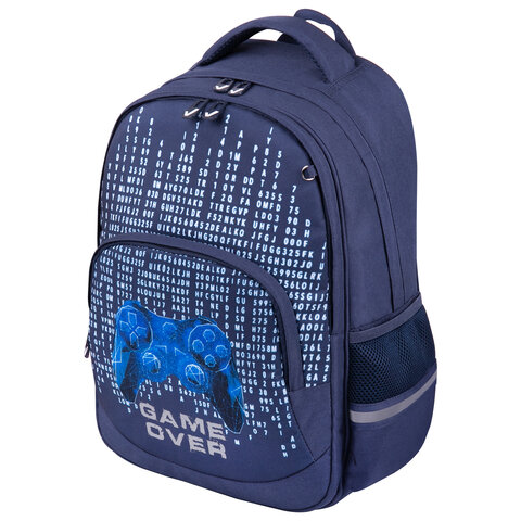 

Рюкзак Brauberg SOFT Game over, 2 отделения, 40х31х15 см, 270613, Синий