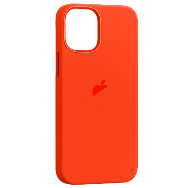 фото Чехол iphone 12 mini silicon case electric orange (magsafe) c logo