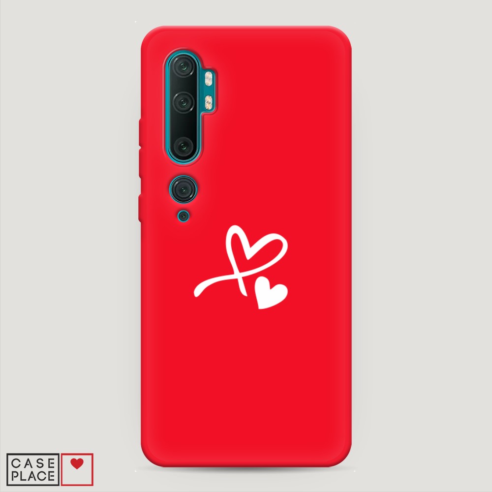 

Чехол Awog на Xiaomi Mi Note 10/Mi Note 10 Pro "Сердечко минимализм", Разноцветный, 37353-1