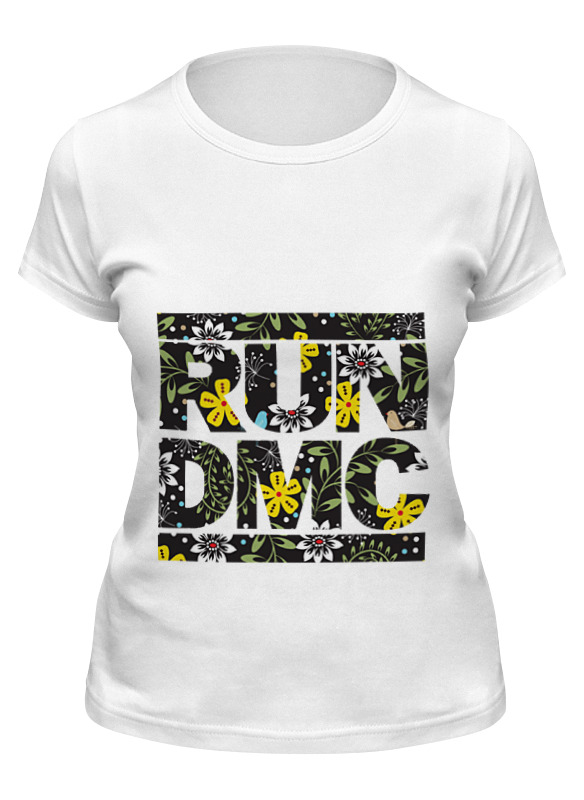 

Футболка женская Printio Run dmc белая XL, Белый, Run dmc