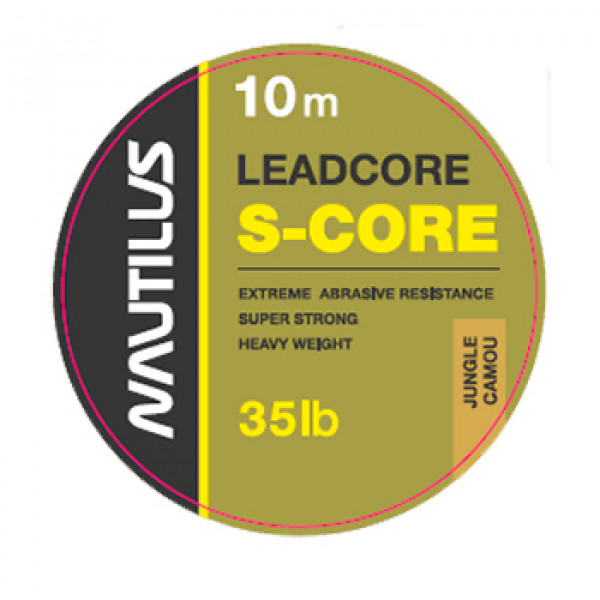 

Лидкор Nautilus S-Core Jungle camou 35lb 10м, Зеленый, S-Core