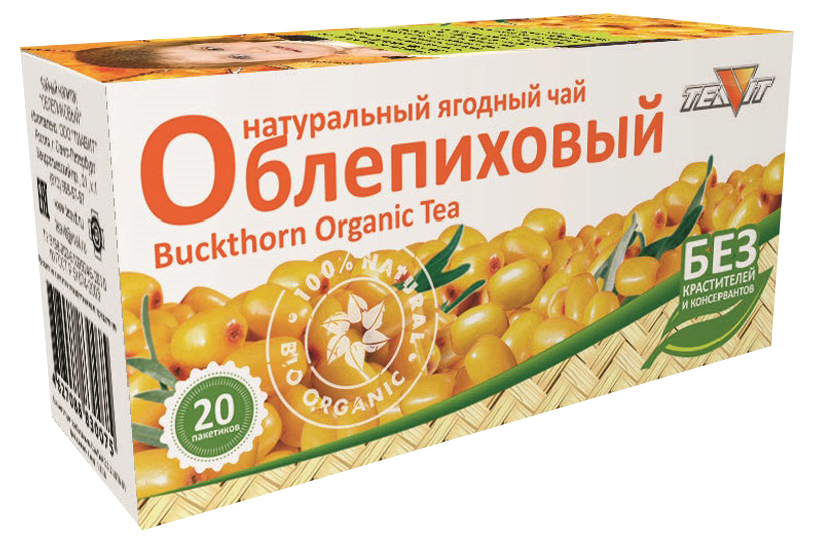 

Напиток чайный Teavit Облепиховый 20 х 1,8 г