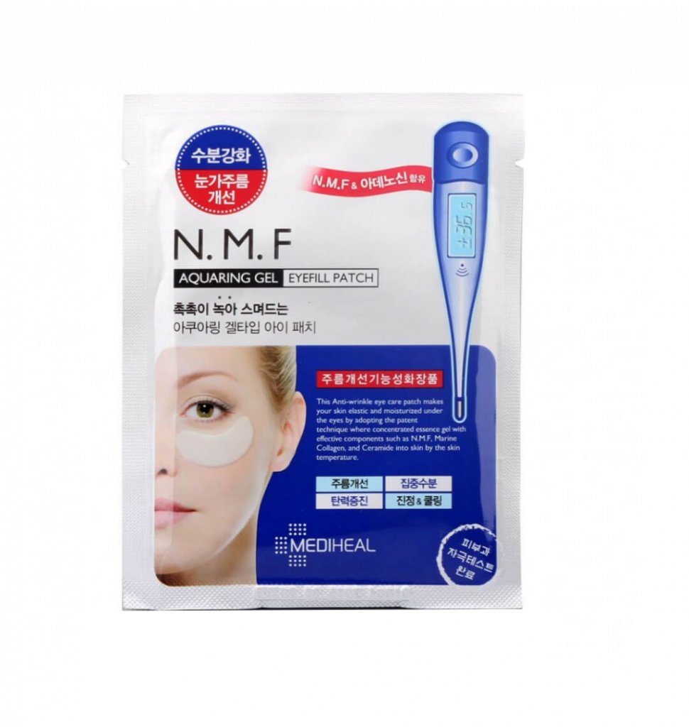

Увлажняющие патчи для глаз с керамидами Mediheal N.M.F Aquaring Gel Eyefill Patch, 4 шт, Патчи для глаз