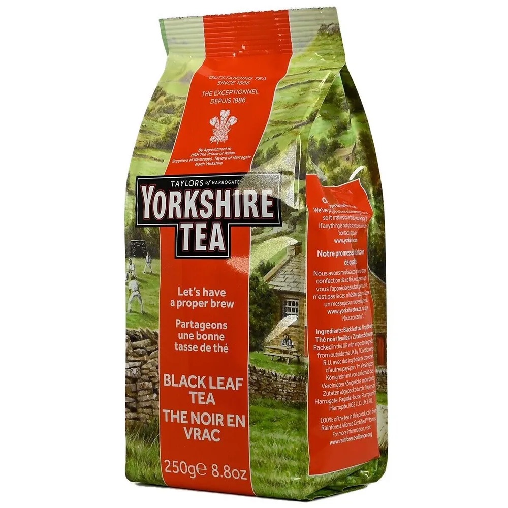 Чай черный Yorkshire Loose Leaf Tea листовой английский чай, 250 г