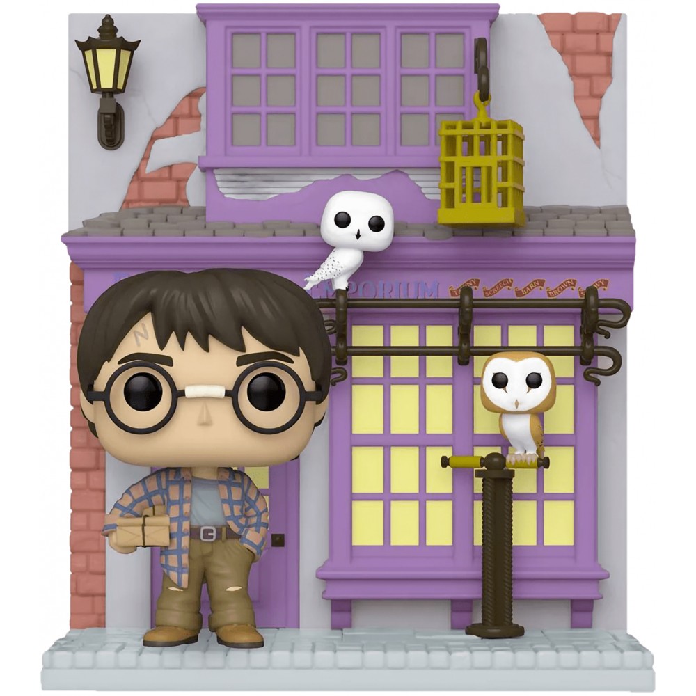 фото Фигурка funko pop! deluxe diagon alley harry potter with eeylops owl emporium exc, 58135