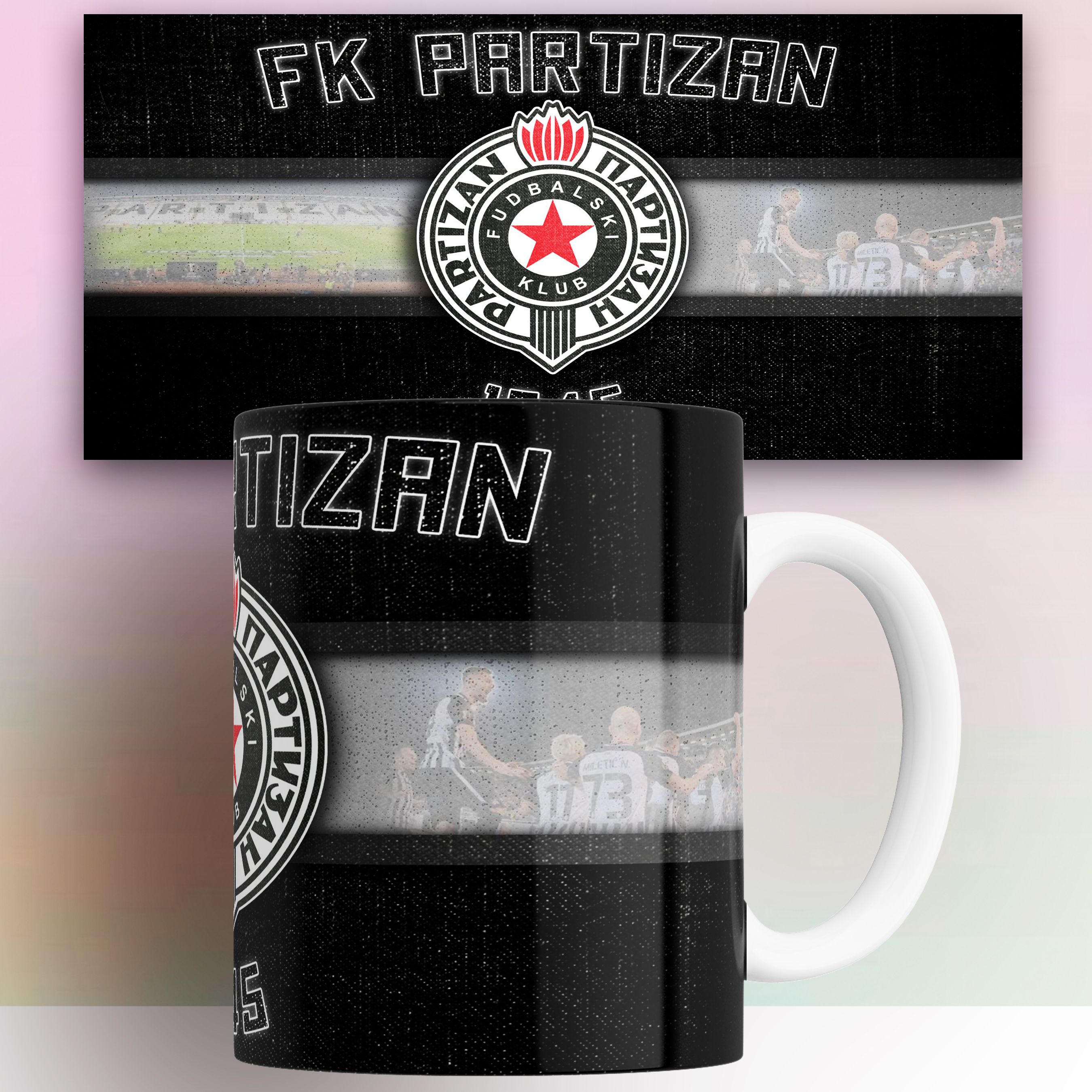 

Кружка футбольный клуб Партизан Partizan 330 мл