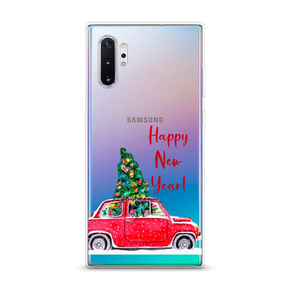 

Чехол на Samsung Galaxy Note 10 Plus "Happy New Year", Красный;зеленый, 28550-5