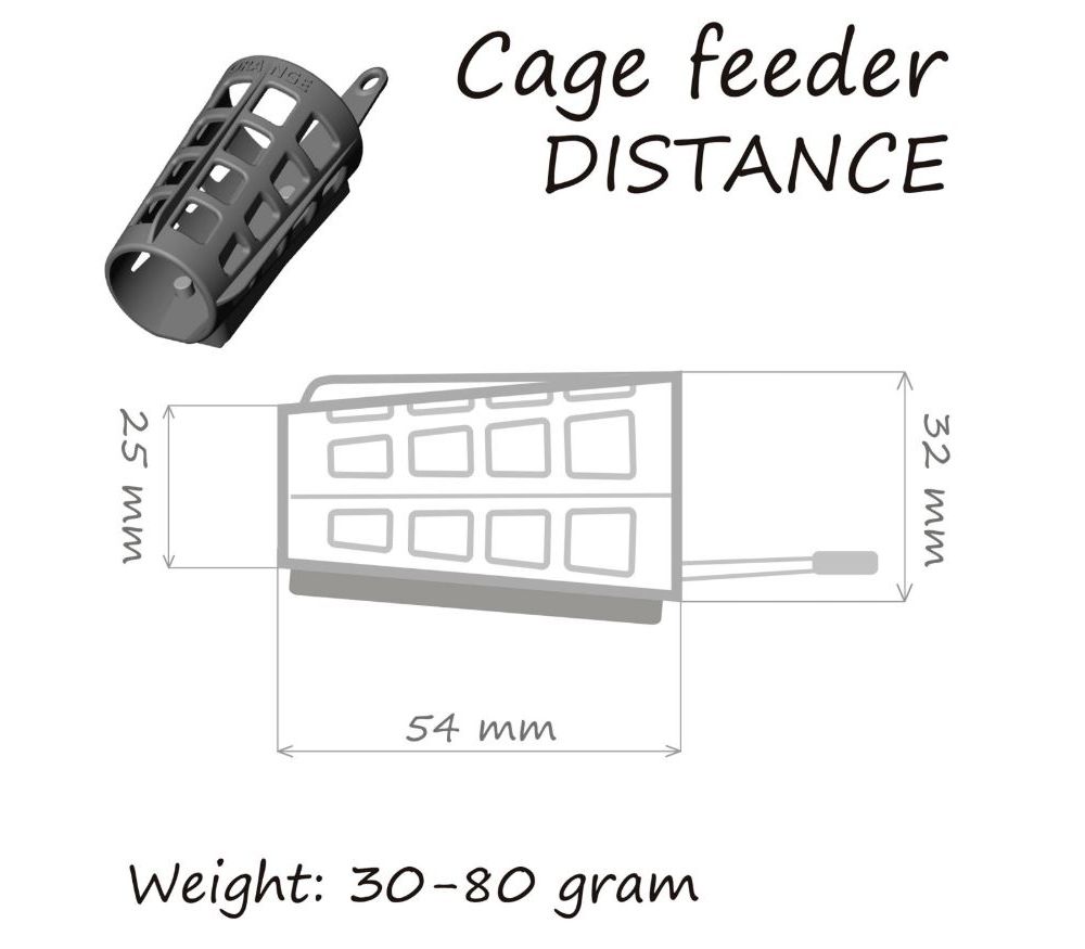 

Кормушка ORANGE Distance Cage Feeder 60 гр., 00-00023001