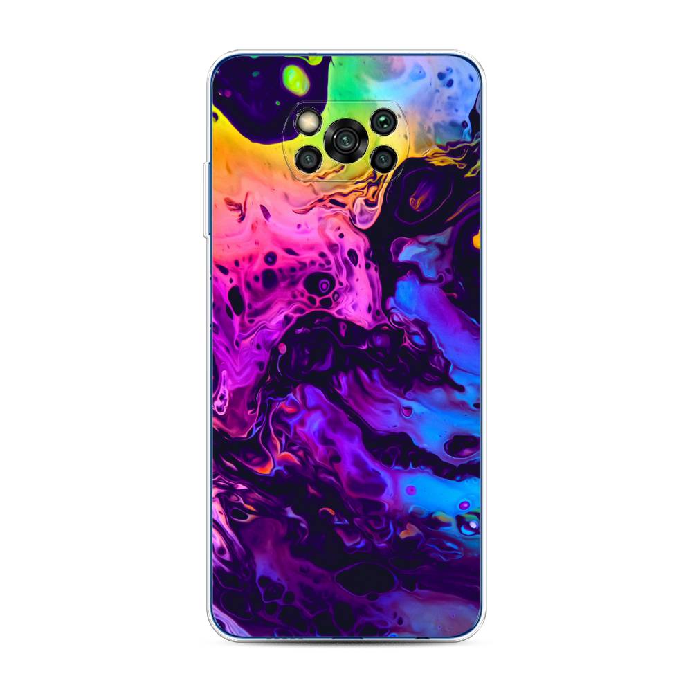 

Чехол Awog "ACID fluid" для Xiaomi Poco X3 NFC, Разноцветный, 39250-3