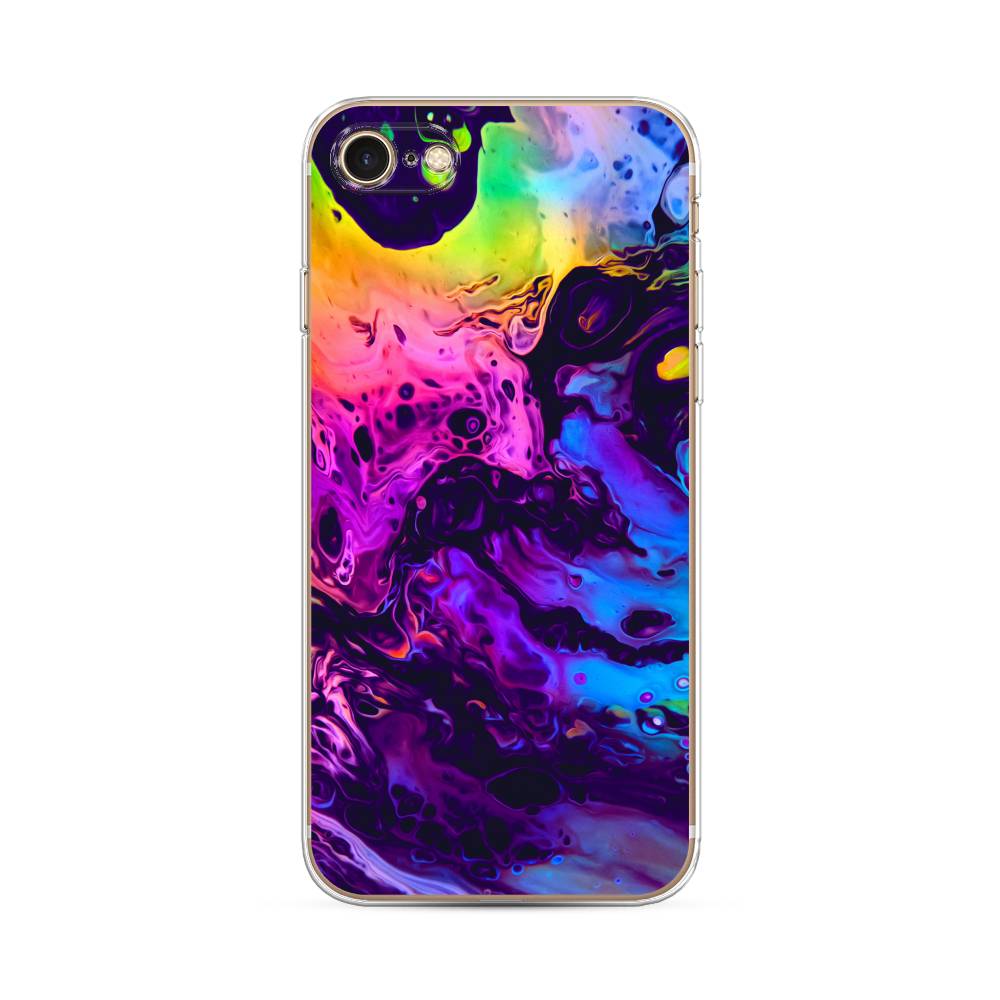 

Чехол Awog на Apple iPhone 7 / Айфон 7 "ACID fluid", Разноцветный, 10650-1
