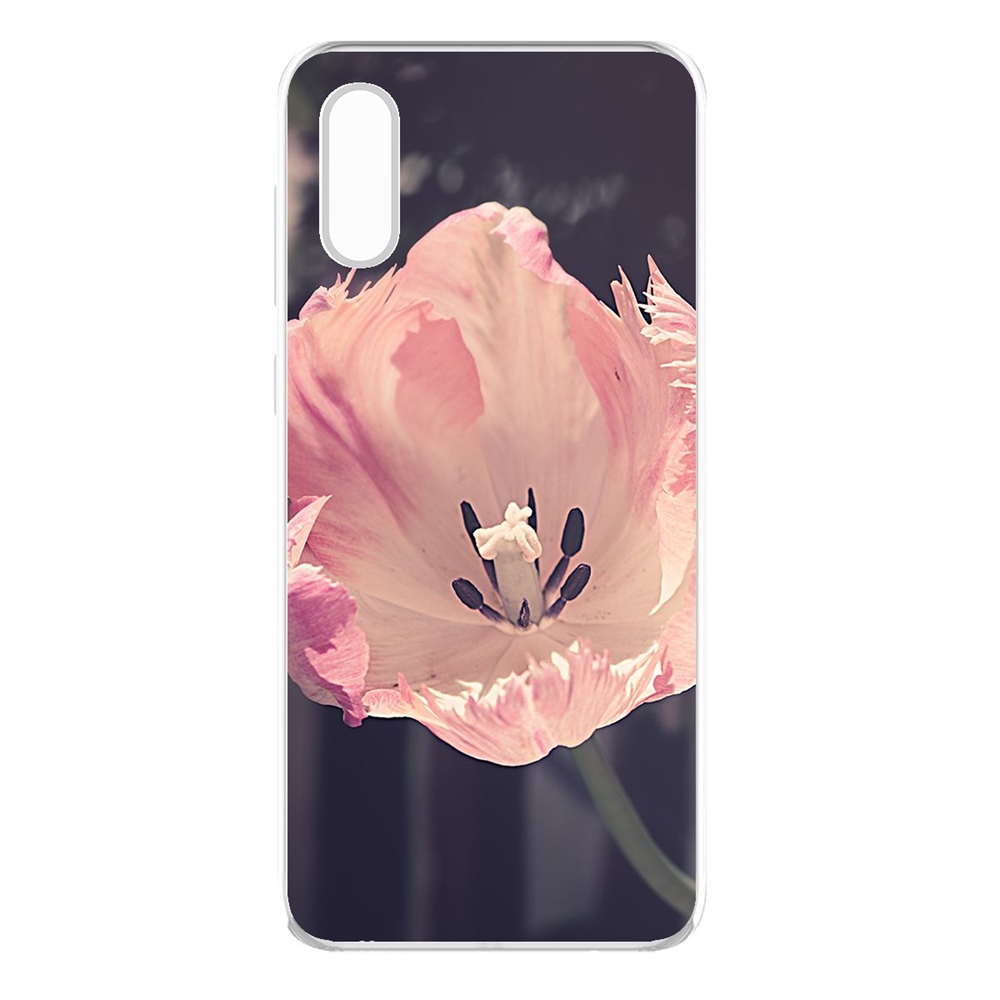 Чехол-накладка Krutoff Clear Case Тюльпан для Samsung Galaxy A02 (A022)