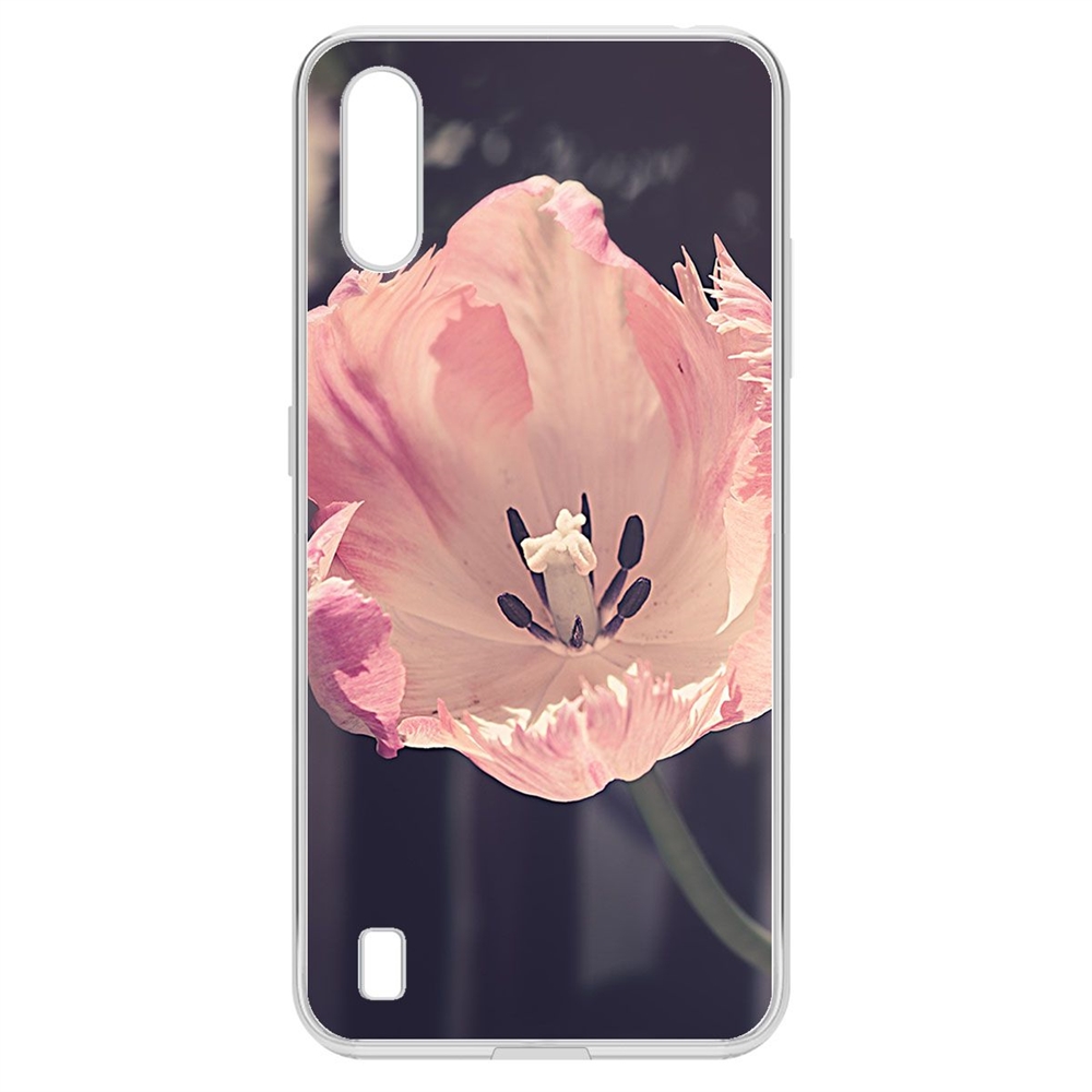 

Чехол-накладка Krutoff Clear Case Тюльпан для Samsung Galaxy A01/M01 (A015/M015)