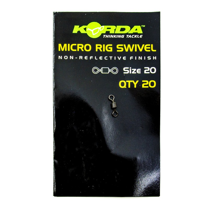 Рыболовный вертлюг Korda Micro Rig Swivel №20 1 кг, 20 шт