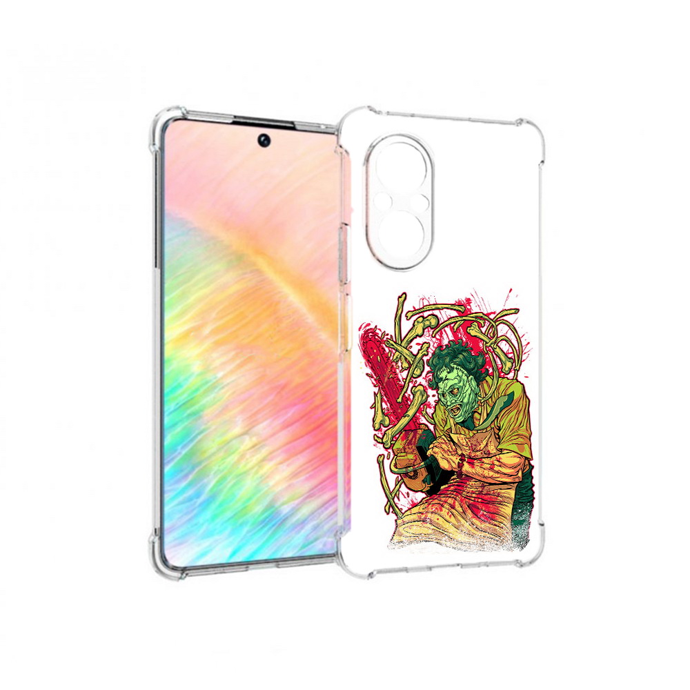 

Чехол MyPads Tocco для Honor 50 SE яркий мясник (PT223907.20.711), Прозрачный, Tocco