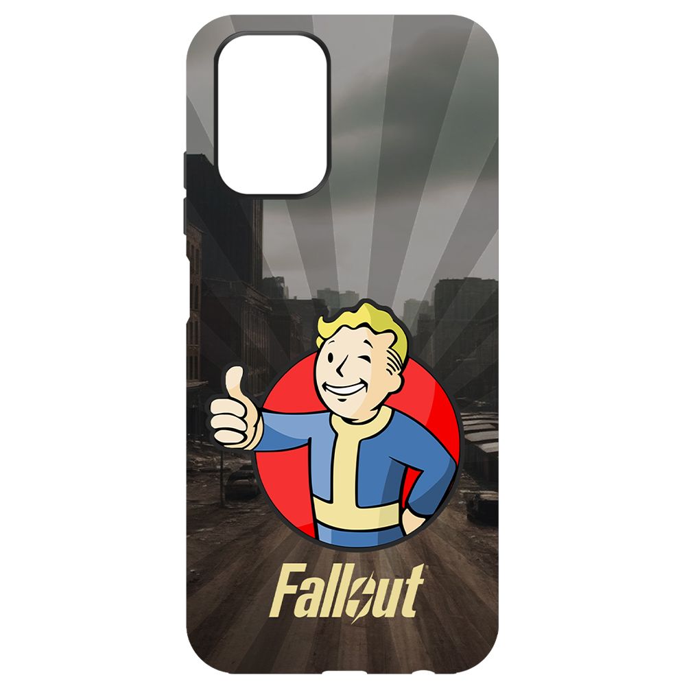 

Чехол-накладка Krutoff Soft Case Фоллаут (Fallout) - Волт-бой для Xiaomi Redmi 10 черный