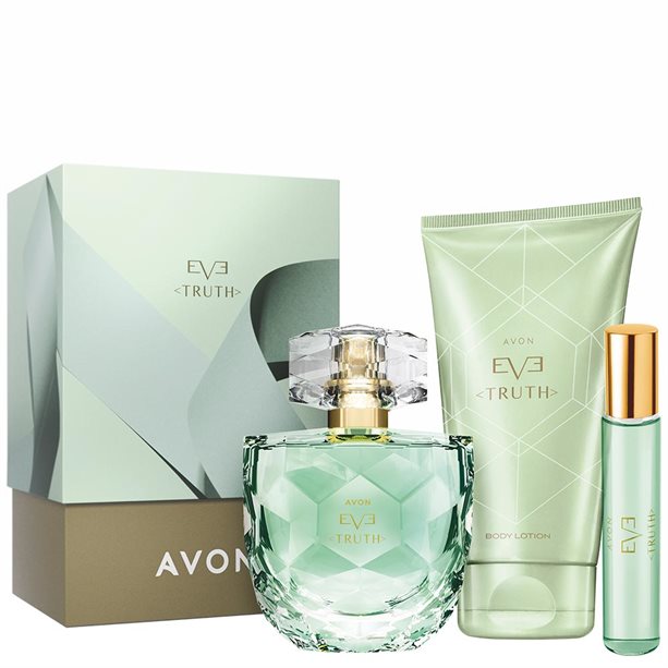 фото Парфюмерный набор женский avon eve truth (парфюмерная вода, миниатюра, лосьон для тела)