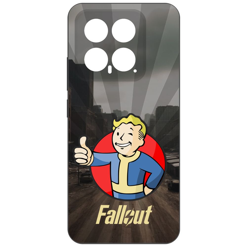 

Чехол-накладка Krutoff Soft Case Фоллаут (Fallout) - Волт-бой для Xiaomi 14 черный