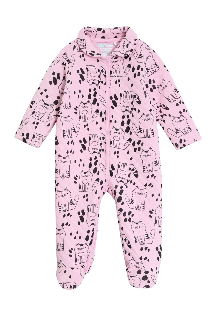 

Комбинезон детский Kari Baby AW24B21803504, светло-розовый, 68, 234533