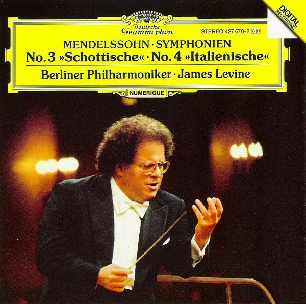 

Felix Mendelssohn Mendelssohn: Symphonies Nos. 3 & 4 ~ Levine (1 CD)