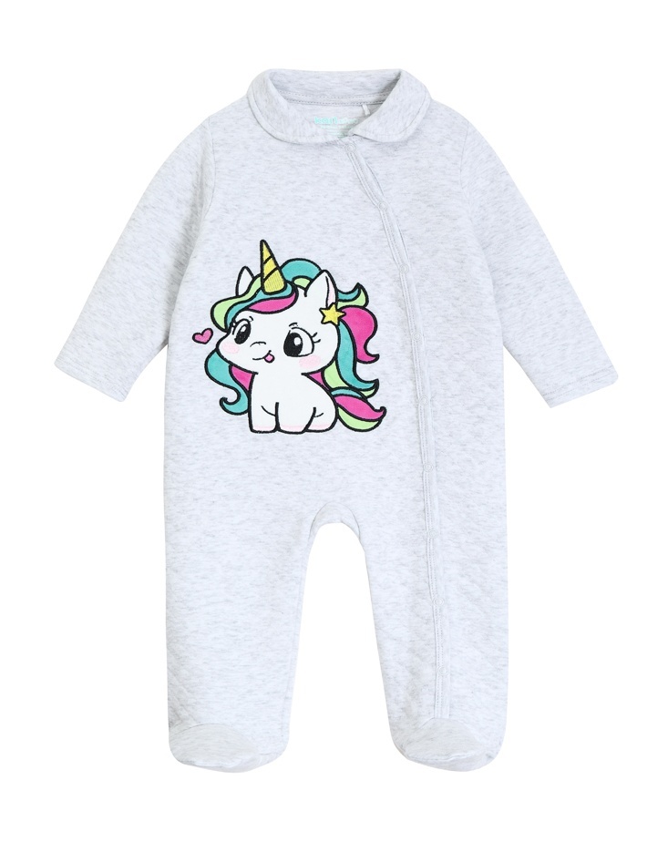 

Комбинезон детский Kari Baby AW24B17403203, светло-серый, 56, 234528