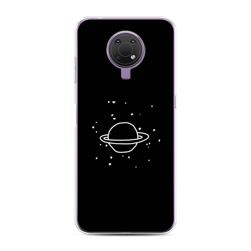 

Чехол Awog на Nokia G10 / Нокиа G10 "Дудл Юпитера", Белый;черный, 124050-4