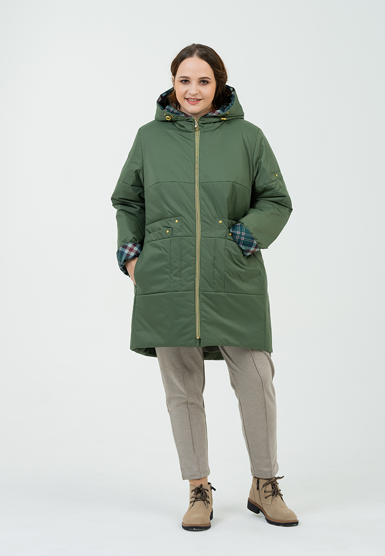 фото Куртка женская wiko лорейн зеленая 74 ru