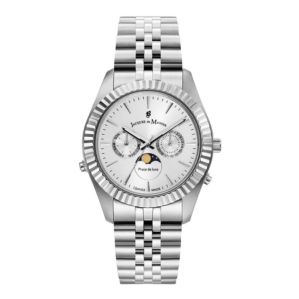Наручные часы унисекс Jacques du Manoir Inspiration Moonphase JWG01603