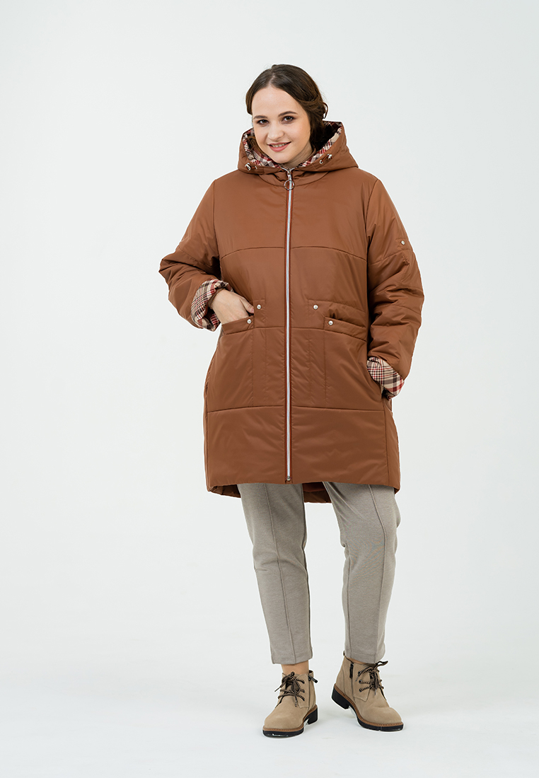 фото Куртка женская wiko лорейн коричневая 60 ru