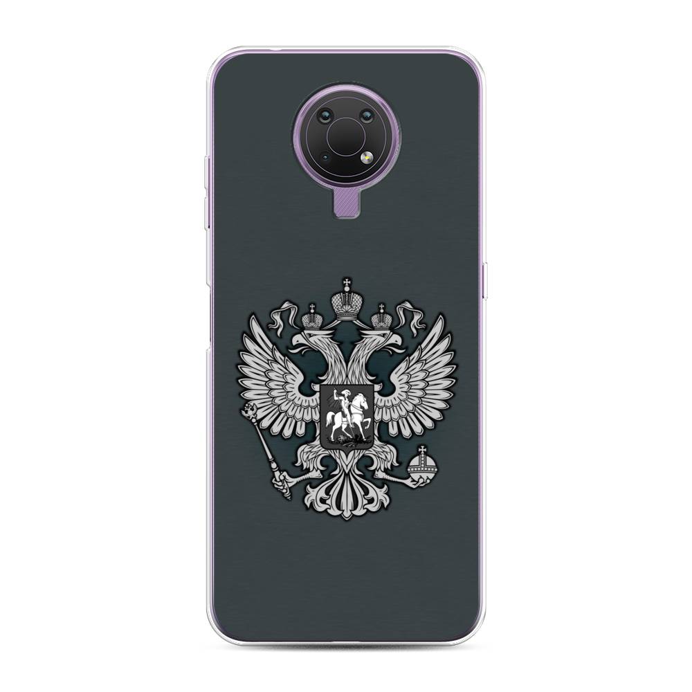 фото Чехол awog "герб россии серый" для nokia g10